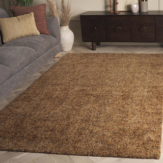 Safavieh Gabbeh GAB101T Gold / Brown Area Rug Room Scene