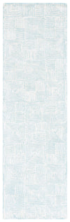 Safavieh Glamour GLM401K Ivory / Turquoise Area Rug Runner