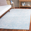 Safavieh Glamour GLM401K Ivory / Turquoise Area Rug Room Scene Feature