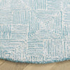 Safavieh Glamour GLM401K Ivory / Turquoise Area Rug Detail