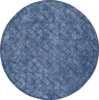 Safavieh Glamour GLM401N Navy Area Rug Round