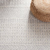 Safavieh Glamour GLM538F Grey / Ivory Area Rug Detail