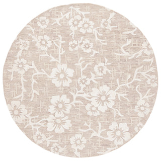 Safavieh Glamour GLM540B Beige / Ivory Area Rug Round