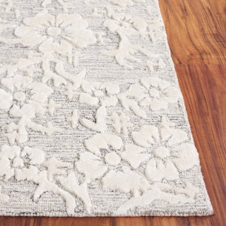 Safavieh Glamour GLM540F Grey / Ivory Area Rug Detail