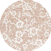 Safavieh Glamour GLM540P Rust / Ivory Area Rug Round