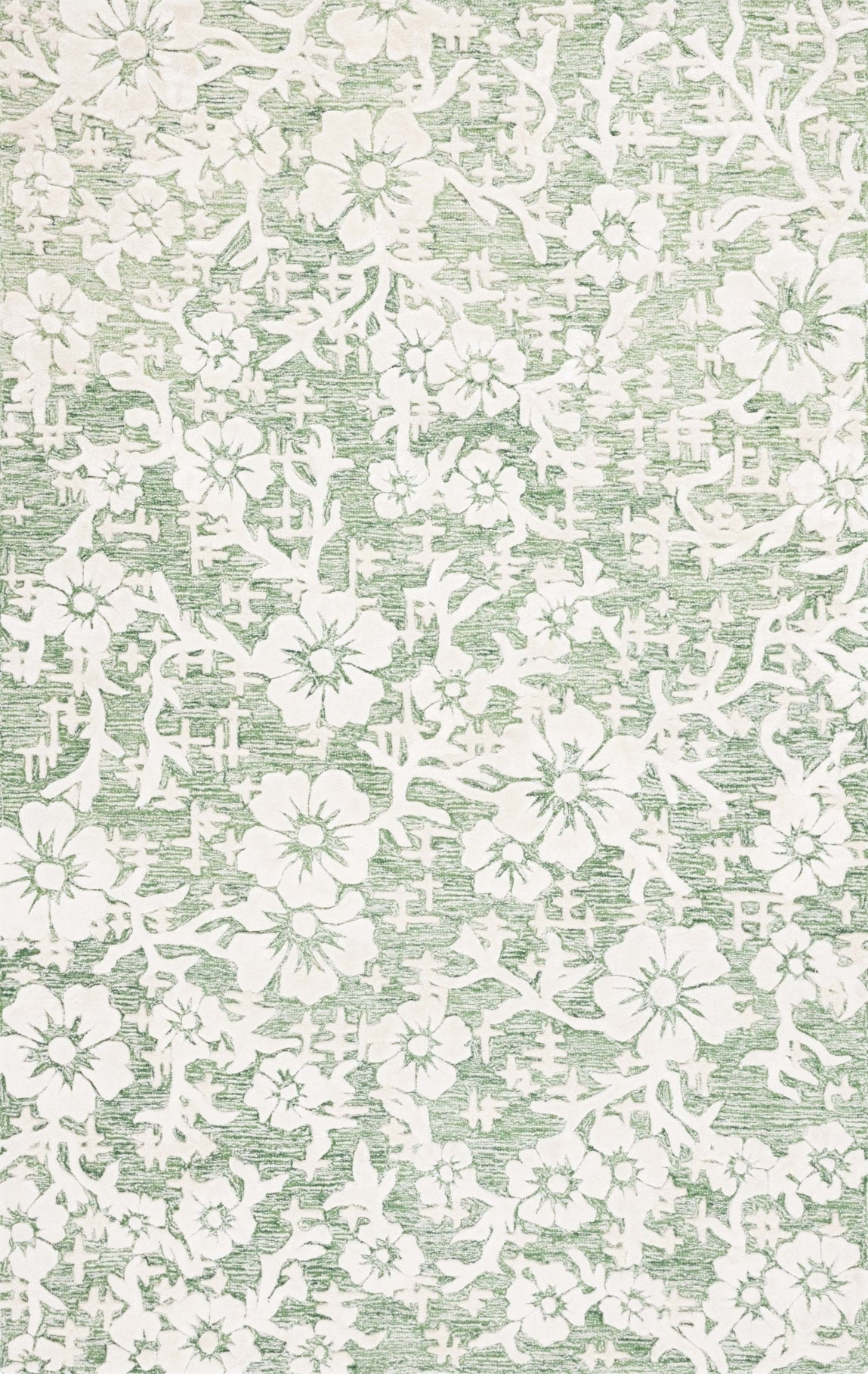 Safavieh Glamour GLM540Y Green / Ivory Area Rug main image