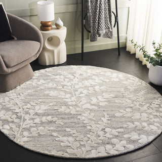 Safavieh Glamour GLM541F Natural / Grey Area Rug Room Scene Feature