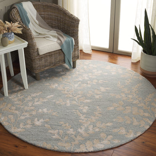 Safavieh Glamour GLM542M Blue / Beige Area Rug Room Scene Feature