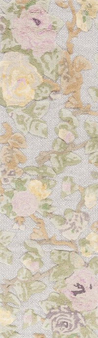 Safavieh Glamour GLM602P Pink / Grey Area Rug Runner