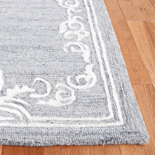 Safavieh Glamour GLM604F Grey / Ivory Area Rug Detail