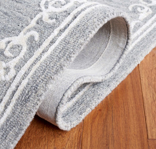 Safavieh Glamour GLM604F Grey / Ivory Area Rug Detail