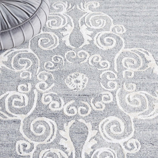 Safavieh Glamour GLM604F Grey / Ivory Area Rug Detail