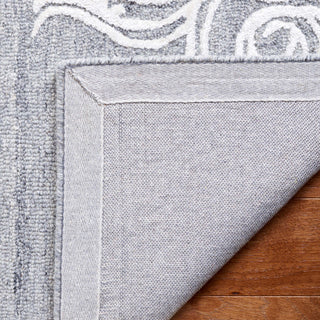 Safavieh Glamour GLM604F Grey / Ivory Area Rug Backing