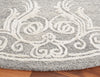 Safavieh Glamour GLM604F Grey / Ivory Area Rug Detail