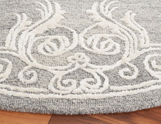 Safavieh Glamour GLM604F Grey / Ivory Area Rug Detail