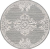 Safavieh Glamour GLM604F Grey / Ivory Area Rug Round