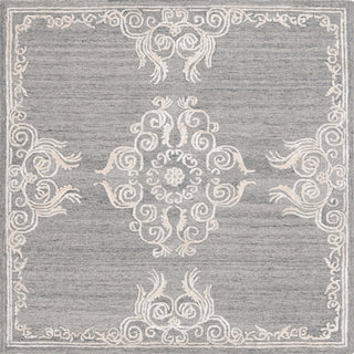 Safavieh Glamour GLM604F Grey / Ivory Area Rug Square