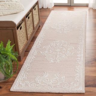 Safavieh Glamour GLM604T Light Brown / Ivory Area Rug Room Scene Feature