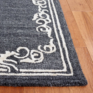 Safavieh Glamour GLM604Z Black / Ivory Area Rug Detail