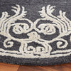 Safavieh Glamour GLM604Z Black / Ivory Area Rug Detail