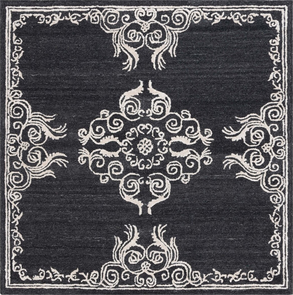 Safavieh Glamour GLM604Z Black / Ivory Area Rug main image