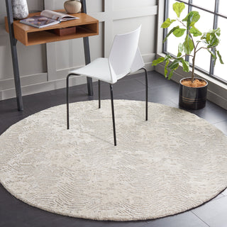 Safavieh Glamour GLM605F Grey / Ivory Area Rug Room Scene