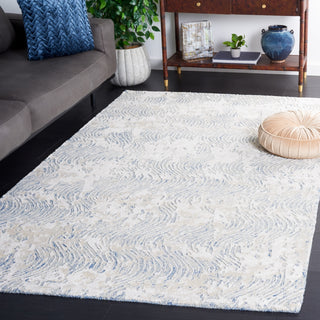 Safavieh Glamour GLM605M Blue / Ivory Area Rug Room Scene Feature