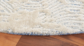 Safavieh Glamour GLM605M Blue / Ivory Area Rug Detail