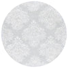 Safavieh Glamour GLM619L Light Blue / Ivory Area Rug Round