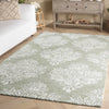 Safavieh Glamour GLM619W Assorted / Sage Area Rug Room Scene