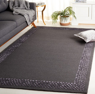Safavieh Glamour GLM623F Dark Grey Area Rug Room Scene Feature