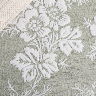 Safavieh Glamour GLM625W Sage / Ivory Area Rug Detail
