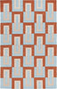 Safavieh Genre GRE102 Light Blue / Rust Area Rug