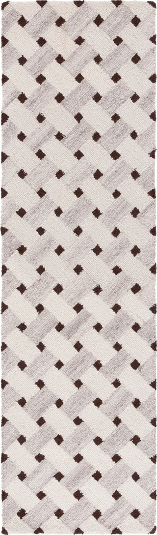 Safavieh Genre GRE302A Ivory / Brown Area Rug Runner