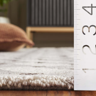 Safavieh Genre GRE302A Ivory / Brown Area Rug Detail