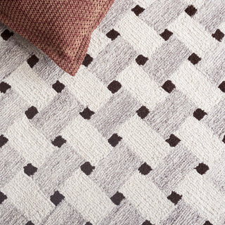 Safavieh Genre GRE302A Ivory / Brown Area Rug Detail