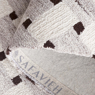 Safavieh Genre GRE302A Ivory / Brown Area Rug Fold