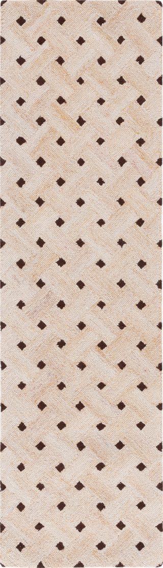 Safavieh Genre GRE302T Light Brown / Ivory Area Rug Runner