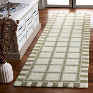 Safavieh Genre GRE402Y Green / Ivory Area Rug Room Scene Feature