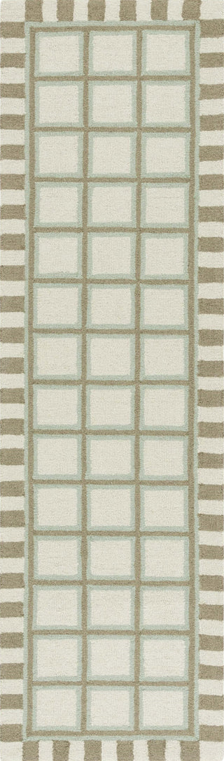 Safavieh Genre GRE402Y Green / Ivory Area Rug Runner