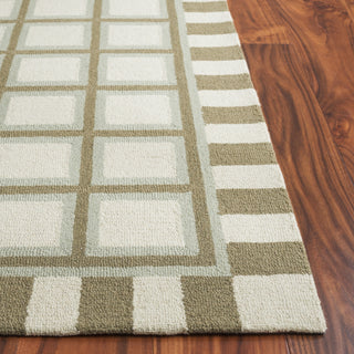 Safavieh Genre GRE402Y Green / Ivory Area Rug Detail