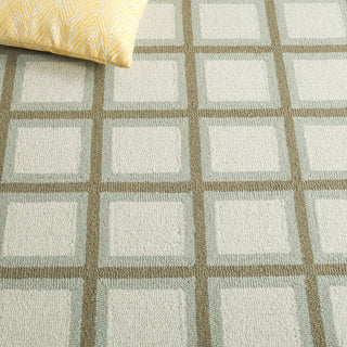 Safavieh Genre GRE402Y Green / Ivory Area Rug Detail