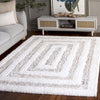 Safavieh Glory Shag GRS103A Ivory / Beige Area Rug Room Scene