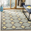 Safavieh Hampton HAM510 Dark Grey / Light Blue Area Rug Room Scene