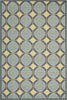 Safavieh Hampton HAM510 Dark Grey / Light Blue Area Rug Main