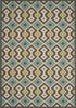 Safavieh Hampton HAM511 Dark Grey / Light Blue Area Rug