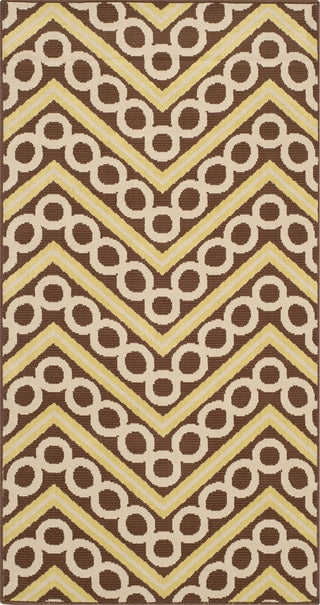 Safavieh Hampton HAM513 Brown / Ivory Area Rug