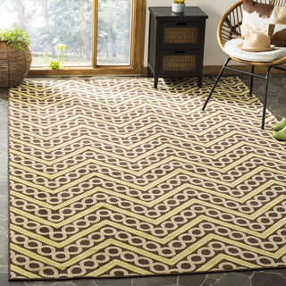 Safavieh Hampton HAM513 Brown / Ivory Area Rug