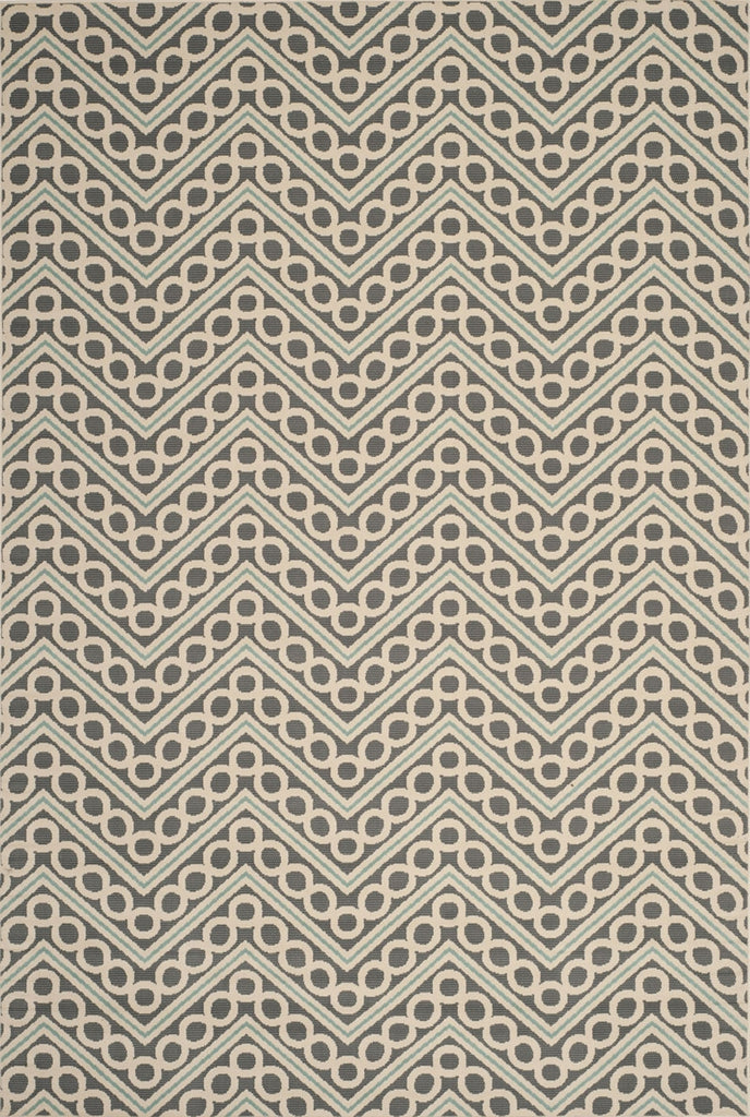 Safavieh Hampton HAM513 Dark Grey / Ivory Area Rug