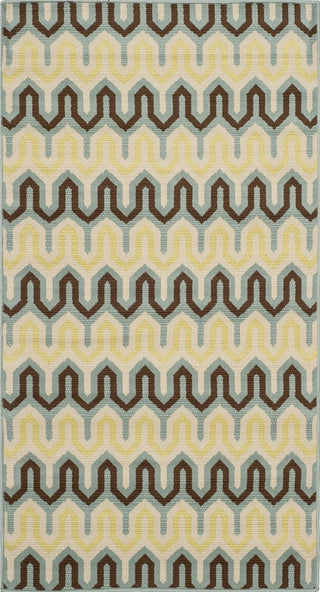 Safavieh Hampton HAM516 Light Blue / Green Area Rug